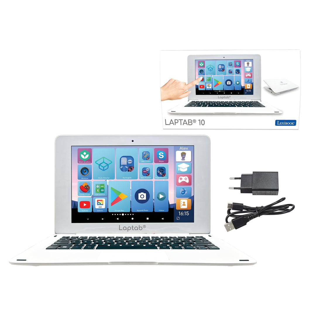 Lexibook, LAPTAB® 11 Laptop mit Touchscreen, für die ganze Familie, Lern- und Spielinhalte, funktion