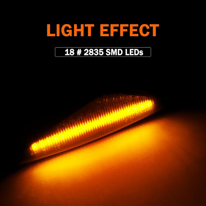 LED Blinker Seitenblinker für BMW E70 X5 E71 X6 F25 X3, Blinker mit Canbus Fehlerfrei, E70 X5 E71 X6