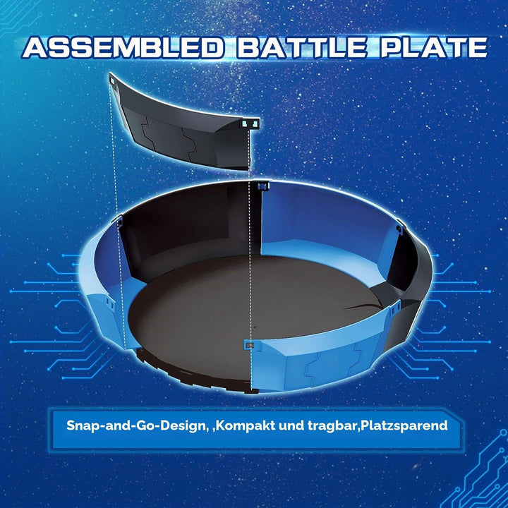 INFINITY NADO Kreisel Battle Arena Set, Kinder Metall Spielzeug Jungen 2PCS, Battle Tops Kreisel Lau