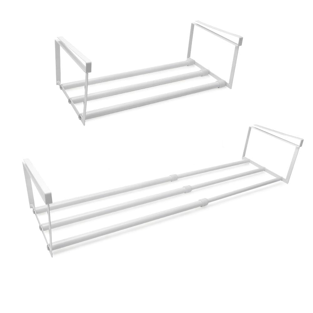 Schuhregal Ausziehbar zum Aufhängen, Schuhorganizer Hängend, Schuhaufbewahrung Platzsparend, Regal f