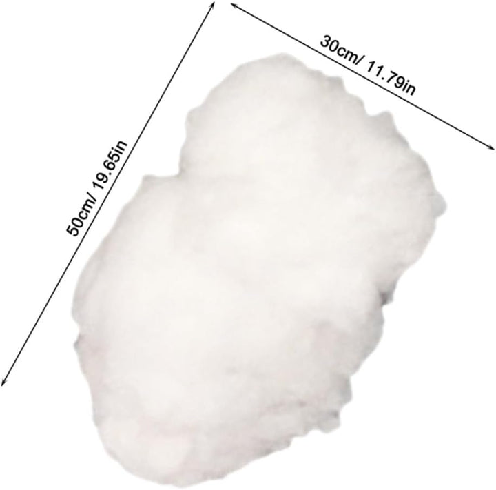 NUOBESTY Künstliche Wolke dekorative hängende Wolke Ornament DIY 3D Baumwolle Requisiten für Hochzei