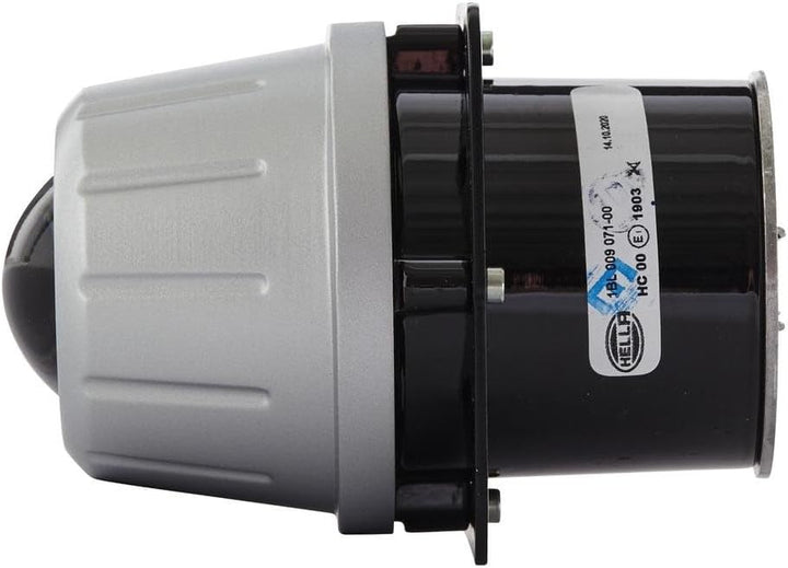 HELLA - Halogen/DE-Hauptscheinwerfer - Premium 50 - 12V - rund - Einbau - Stecker: Flachstecker - li