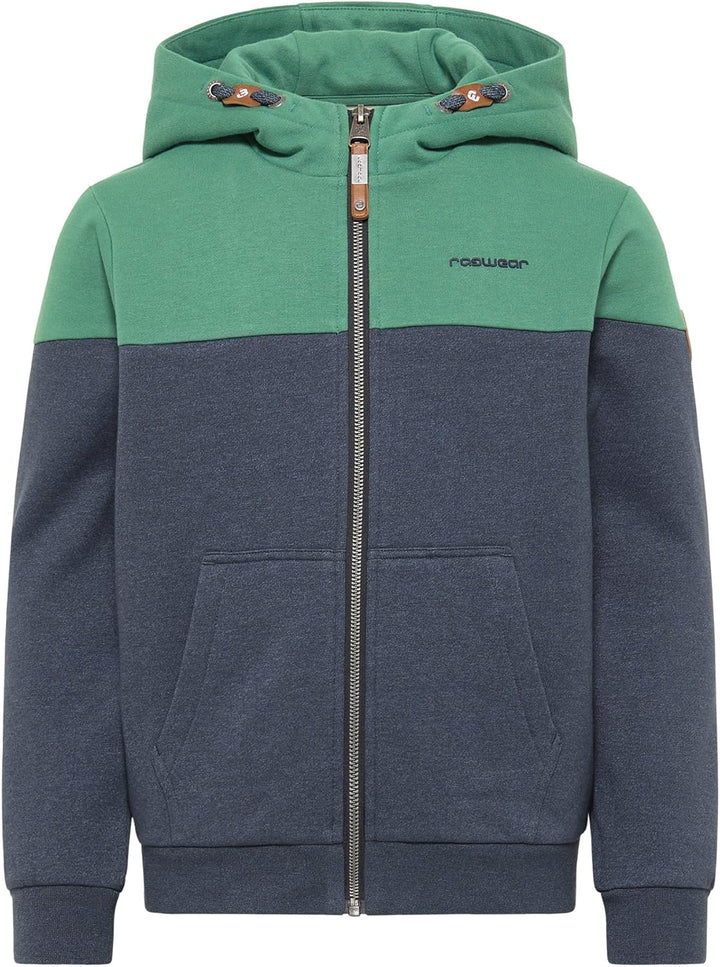 Ragwear Jungen Sweatjacke Lajda Jacke Übergangsjacke Cardigan Kinder Sweater Hoody Kapuzenpullver Ba