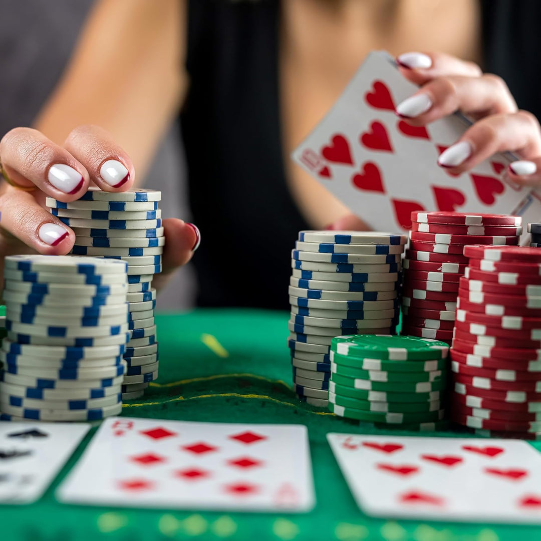 Kyto Pokerkoffer 300-tlg. Poker Set - Ideales Texas Holdem Set - Mit Koffer, Pokerchips, Pokerkarten