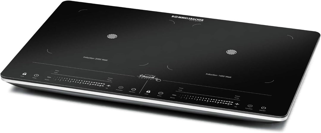 ROMMELSBACHER Elektronik Back & Grill Ofen BGE 1580/E - 30 Liter Backraum & Doppelkochplatte CT 3420