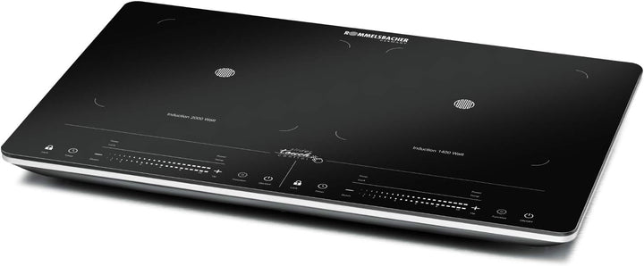 ROMMELSBACHER Elektronik Back & Grill Ofen BGE 1580/E - 30 Liter Backraum & Doppelkochplatte CT 3420