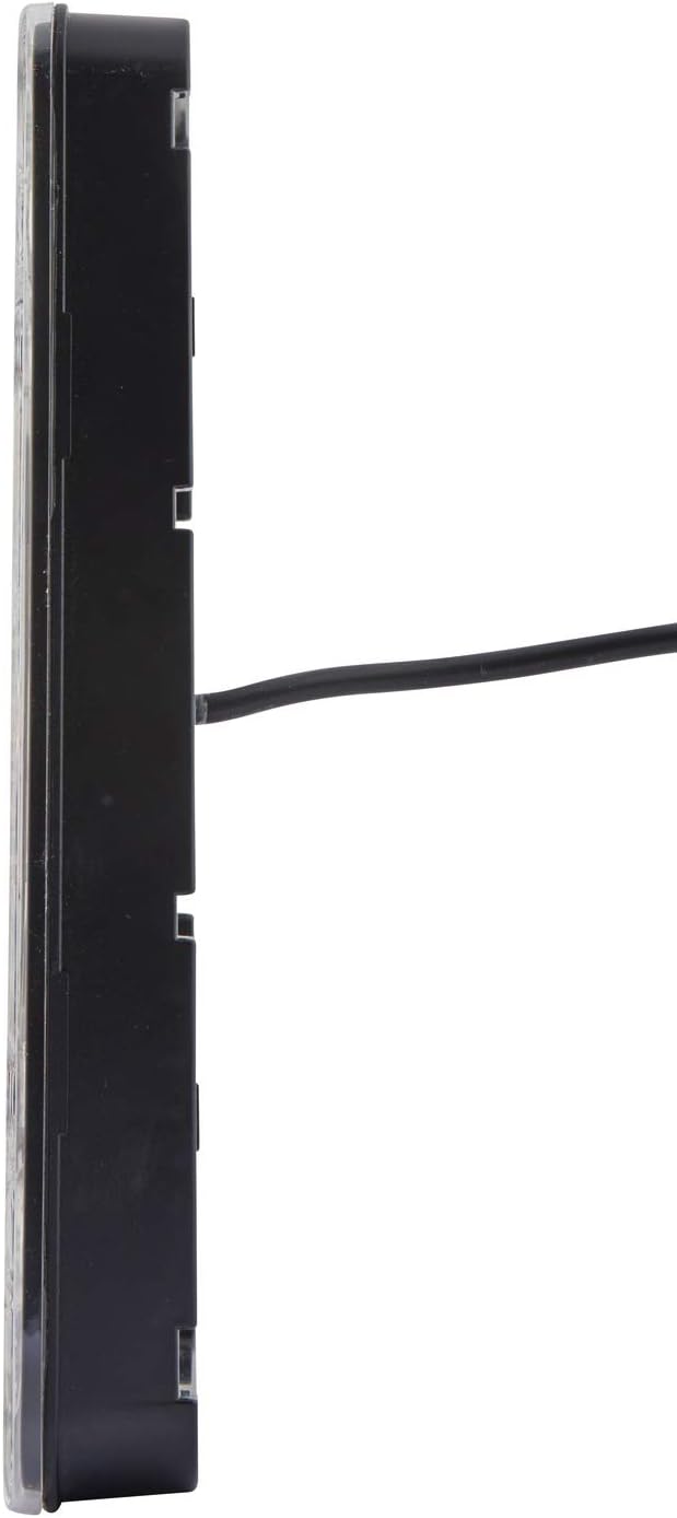 HELLA 2VP 345 900-411 Heckleuchte - Coluna - LED - 12V - Anbau/geschraubt - LED-Lichtfarbe: gelb/rot