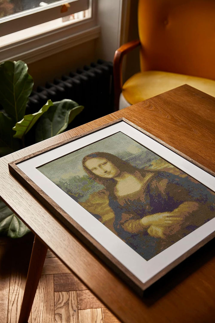 DMC - Mona Lisa von Leonardo da Vinci, Le Louvre, Gobelinset Niveau mittel