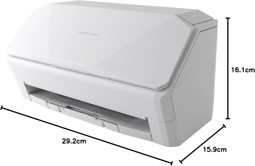 ScanSnap iX2500 Weiss – Ultraschneller Duplex-Scanner mit 45 S./Min., 100-Blatt-ADF, 600DPI, 5″ Touc