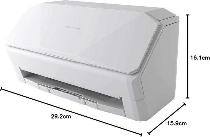 ScanSnap iX2500 Weiss – Ultraschneller Duplex-Scanner mit 45 S./Min., 100-Blatt-ADF, 600DPI, 5″ Touc