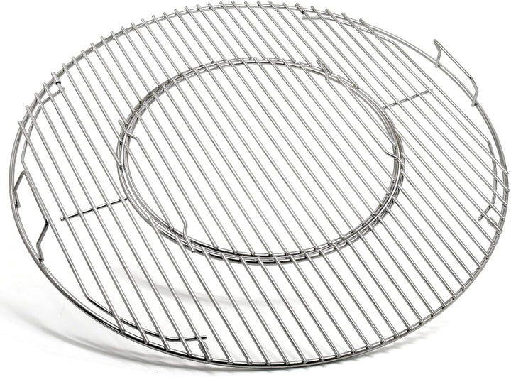 8835 54,6CM Rund Grillrost für Weber 57CM Holzkohlegrills,Abnehmbarer Grillrost Ersatz für Weber Koh