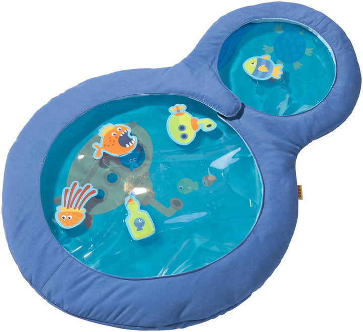 Haba 301184 - Wasser-Spielmatte kleine Taucher, wasserbefülltes Baby-Spielzeug mit beweglichen Schwi