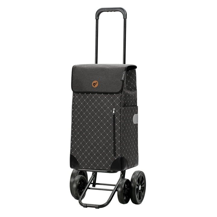 ANDERSEN Einkaufstrolley - Quattro Shopper Sofia anthrazit 43 L einkaufen, gross, höhenverstellbar,
