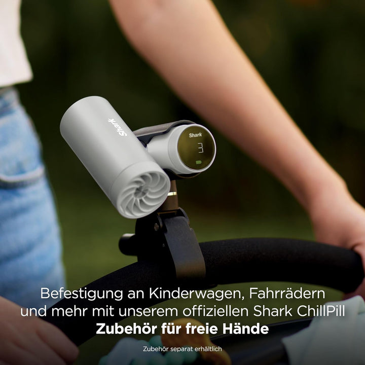 Shark ChillPill 3-in-1-Hochgeschwindigkeits-Handventilator-, Sprühnebel- und InstaChill-System, mit