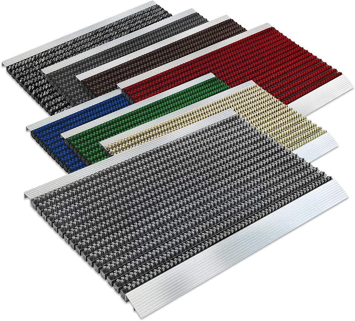 Floordirekt PRO Repräsentative Fussmatte Profi Brush - Testurteil Sehr Gut - Schmutzfangmatte mit Al