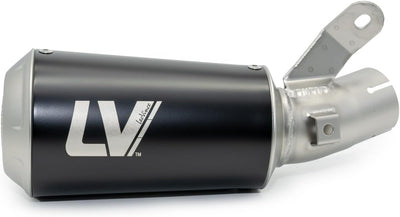 Endschalldämpfer LeoVince SLIP-ON SBK LV-10 Black Edition, Edelstahl schwarz, mit Zulassung für Suzu