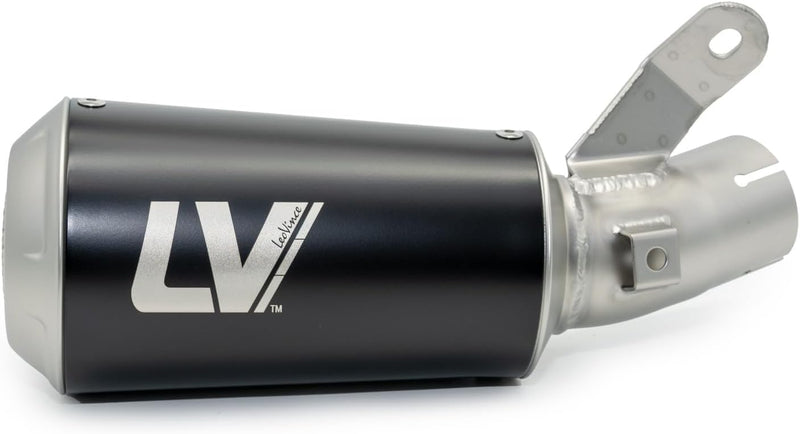 Endschalldämpfer LeoVince SLIP-ON SBK LV-10 Black Edition, Edelstahl schwarz, mit Zulassung für Suzu