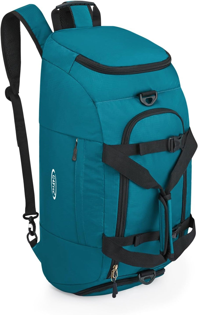 G4Free 40L Faltbare 3-Wege-Reisetasche Sporttasche mit Schuhfach Herren Damen Gym Bag Gepäck für Spo