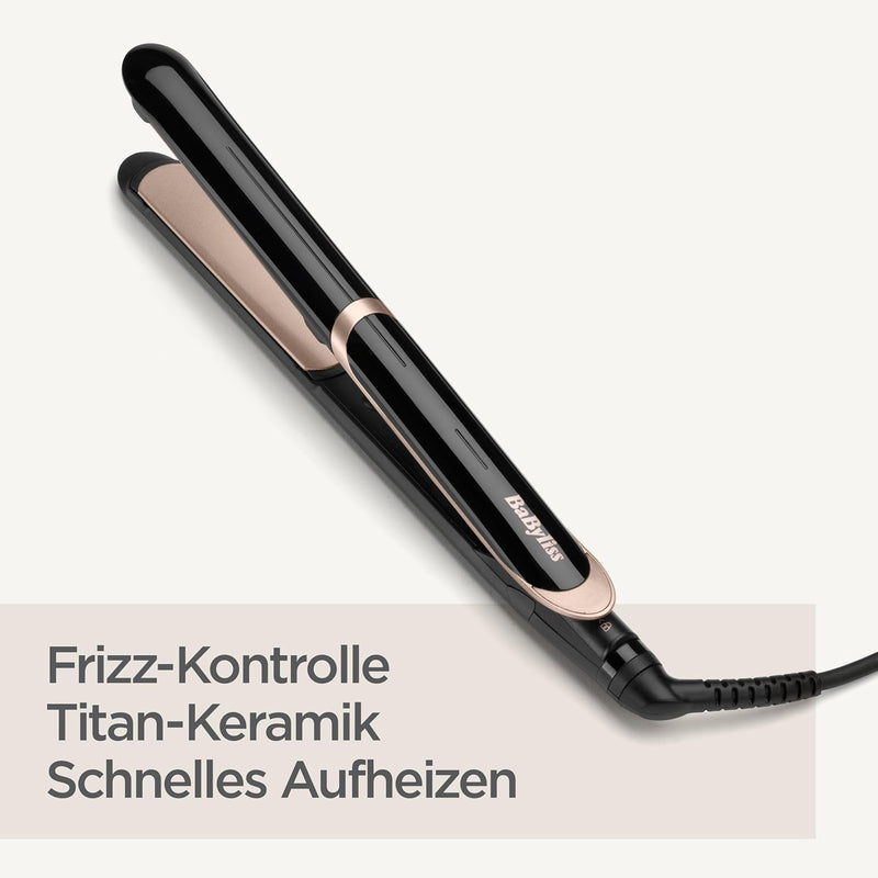 Babyliss Super Smooth 235 Glätteisen mit Ionen-Technologie 140°C - 235°C ST393E Single, Single