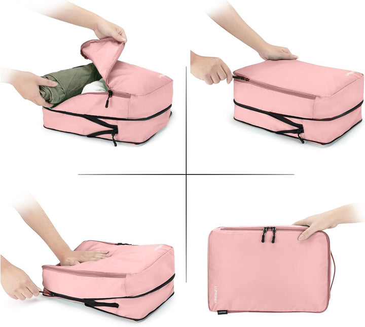 Koffer Organizer Set 8-teilig, Packtaschen für Koffer, Packing Cubes Set für Reise,Packtaschen mit K