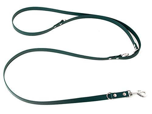Mystique Biothane verstellbare Leine 13mm grün 200cm 200cm grün, 200cm grün