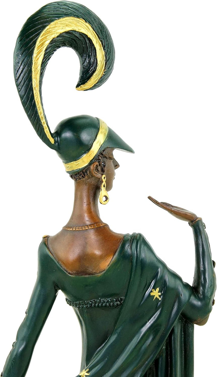 Art Deco Bronze - Tänzerin von Ferdinand Preiss - Französische Revuetänzerin - Bronzestatue - Zwanzi