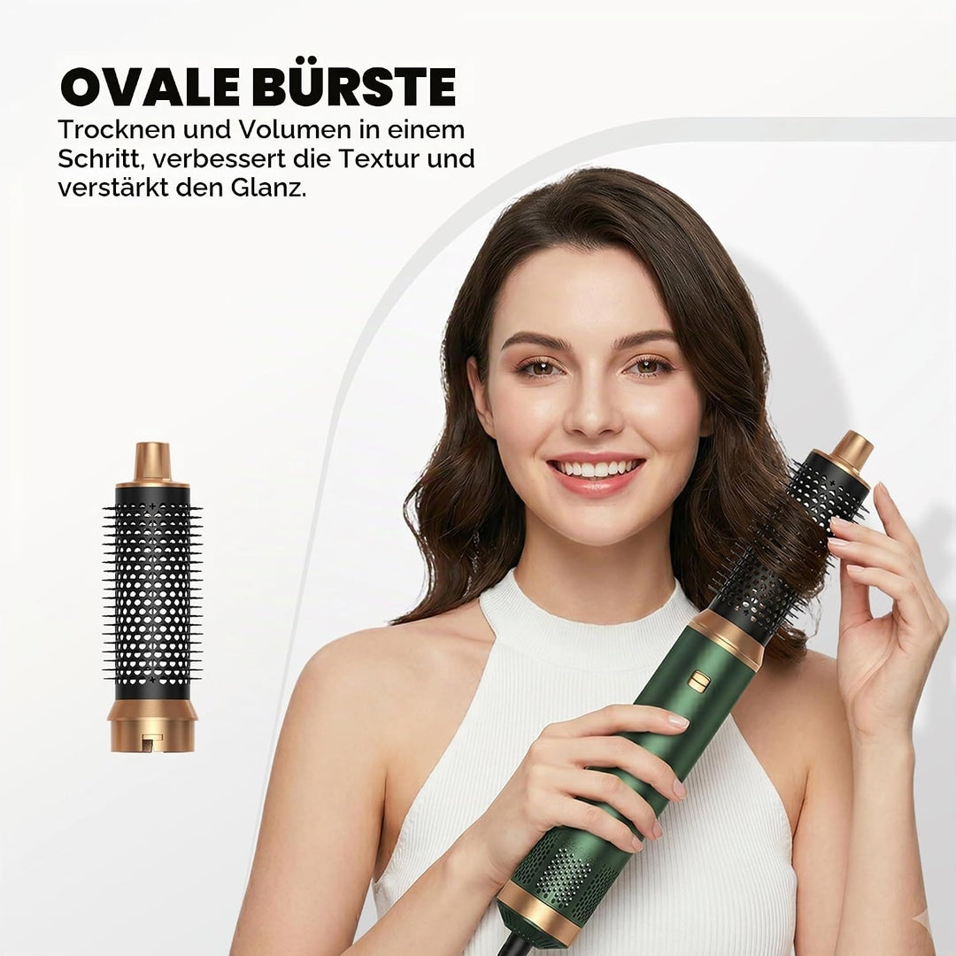 OKWRAP Haarstyler Hair Styler Set Hairstyler 5 in 1, Multistyler Haare Mit Föhn mit Lockenstab Autom