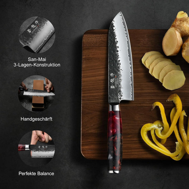 Santoku Kochmesser 17 cm, 17 cm