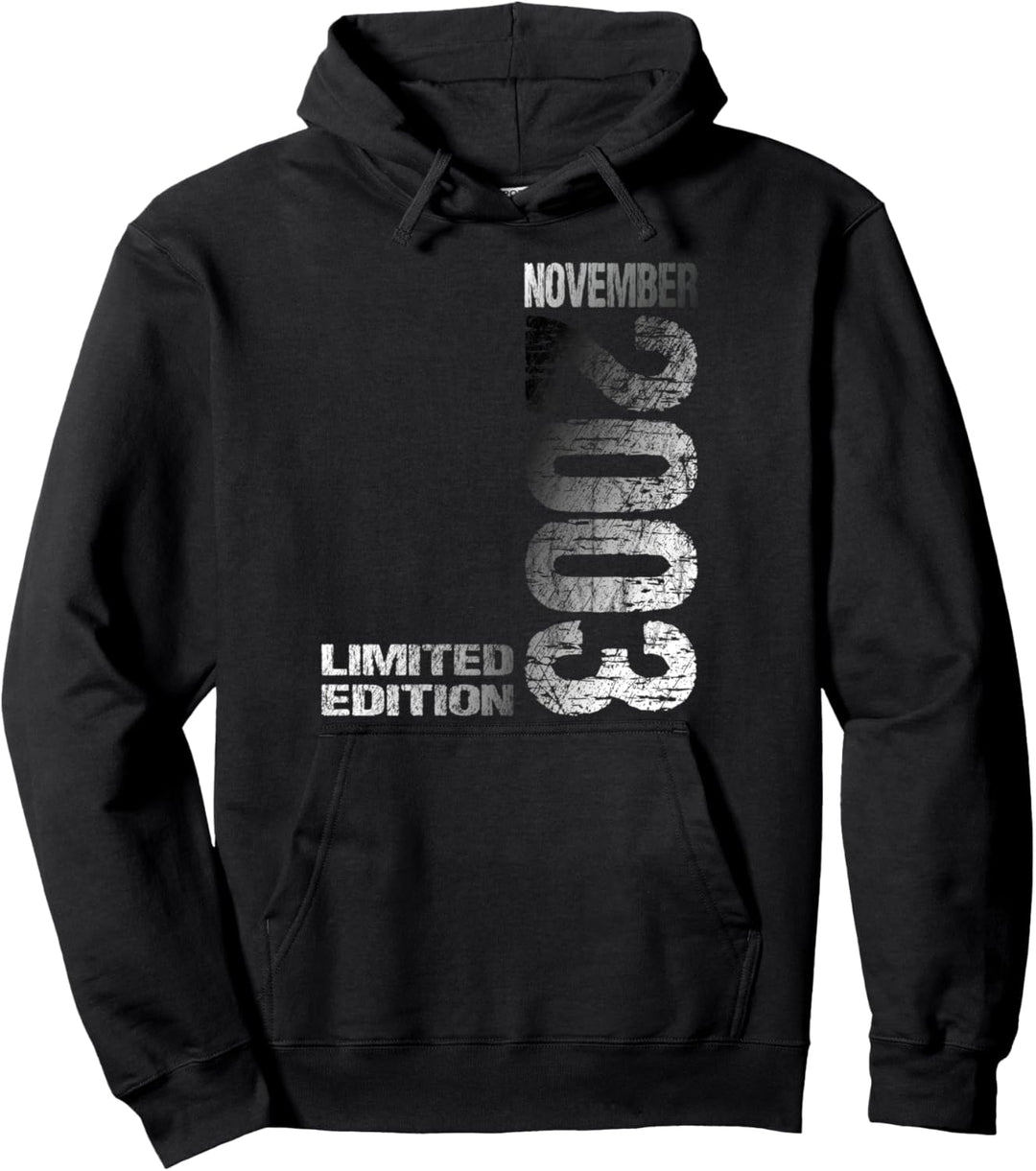 November 2003 Mann Frau 20. Geburtstag Limited Edition Pullover Hoodie