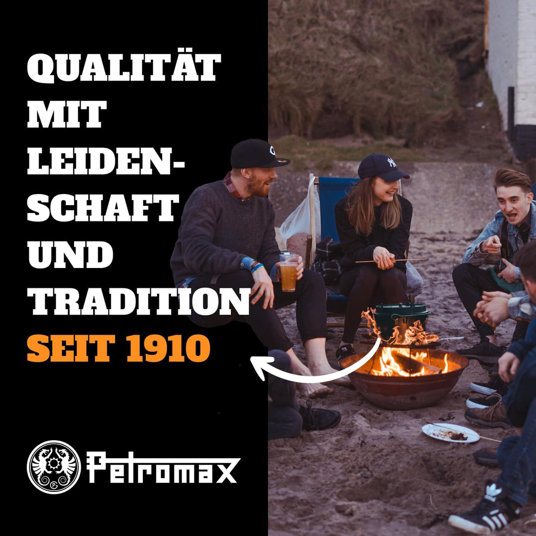 Petromax Feuertopf Starterset ft6 (Dutch Oven mit Standfüssen) inkl. Deckelheber + Tasche + Pflegepa