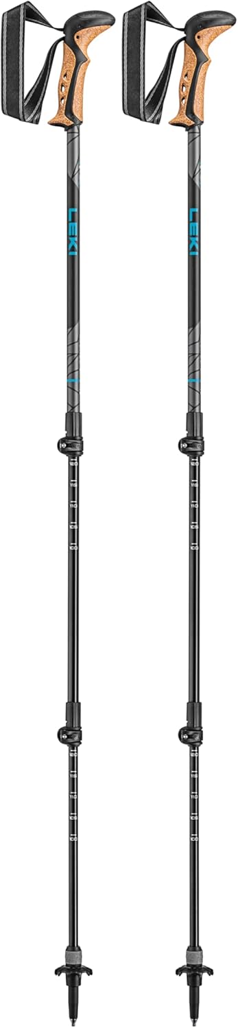 Leki Khumbu Lite AS Stöcke black-petrol-dark anthracite 100 - 135 cm, black-petrol-dark anthracite 1