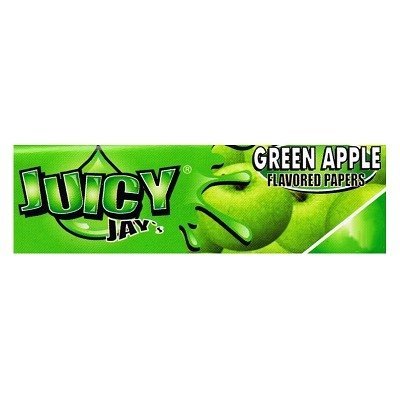 Juicy Jay 18620 s KS Slim-Green Apple-Flavored Papers-24 Heftchen a 32 Blatt, Papier