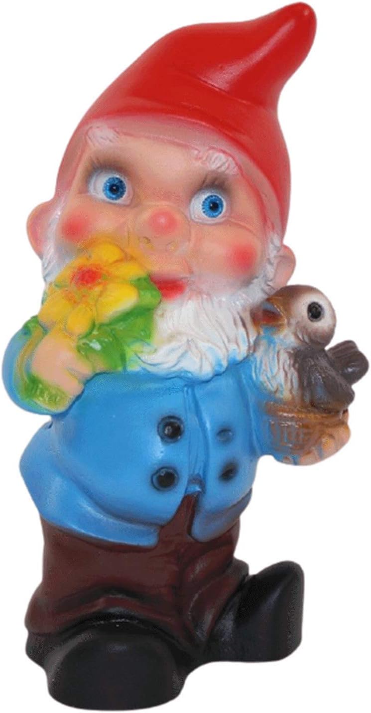 RAKSO Deko Figur Schneewittchen H 40 cm und 7 Zwerge H 19-20 cm Gartenfiguren stehend als Satz