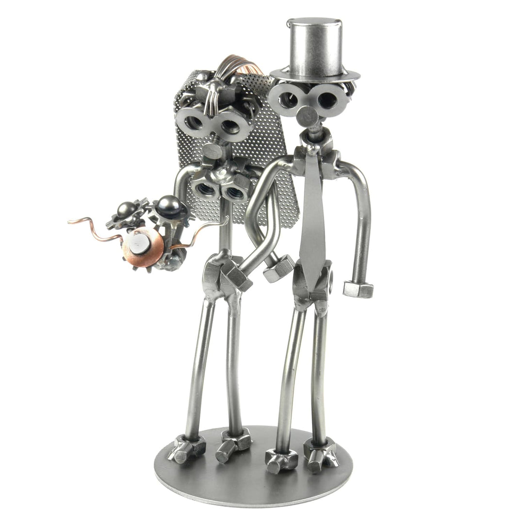 metalman24 Schraubenmännchen BRAUTPAAR Hochzeit Liebe handgefertigte ausgefallene Geschenkidee