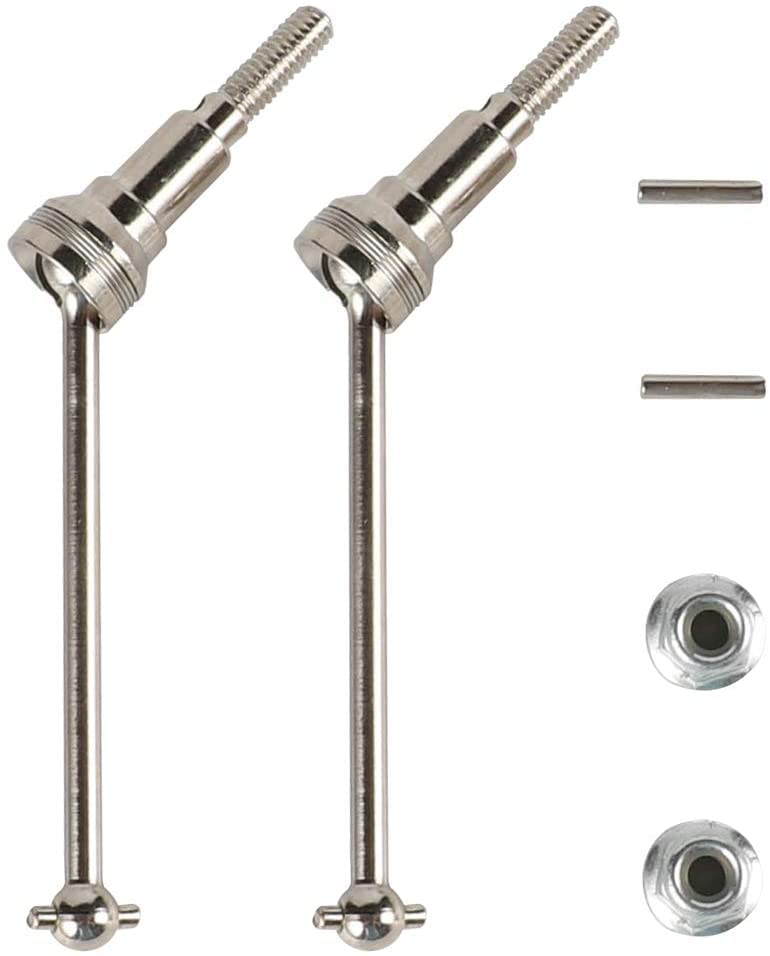 HAIBOXING - Metall-CVD-Wellen für 1/16 1/14 16889 16890A 2105Zubehör Ersatz Komplett 2 Stück M16105（