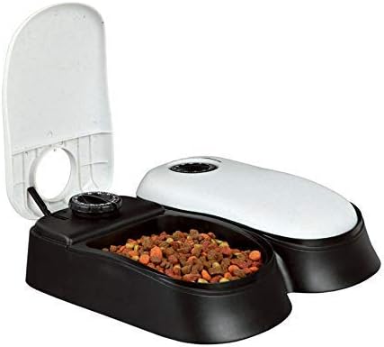 PAWISE Automatic Pet Feeder 300 ml Automatischer Futterspender für 48-Stunden-Planung für 2 Mahlzeit