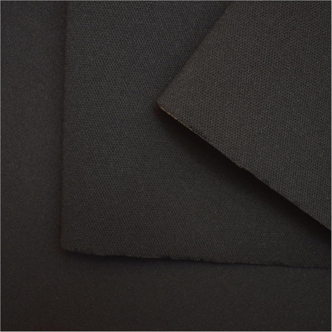 Autohimmelstoff Himmelstoff Dachhimmel Himmel mit 3mm Schaum und Netz Meterware (CP-001-Black-3mm) |