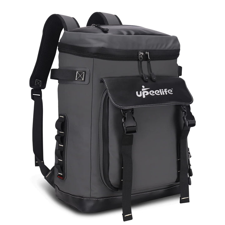 Upeelif Kühlrucksack 30L mit Picknickdeck Befestigungsband, Wasserdichter Picknickrucksack Kühltasch