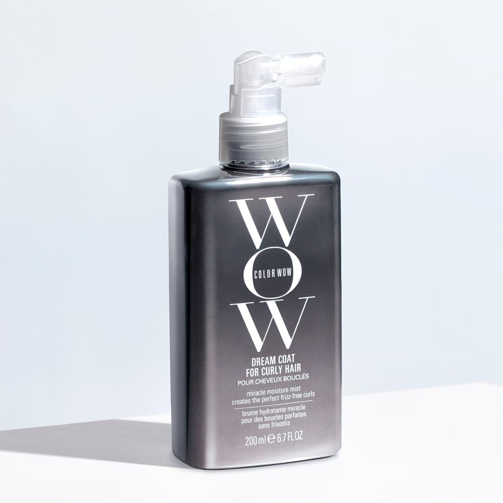 Color Wow Dream Coat Curly Hair Stylingspray, Anti Frizz Spray Lockiges Haar, Ultraleichtes Glanzspr