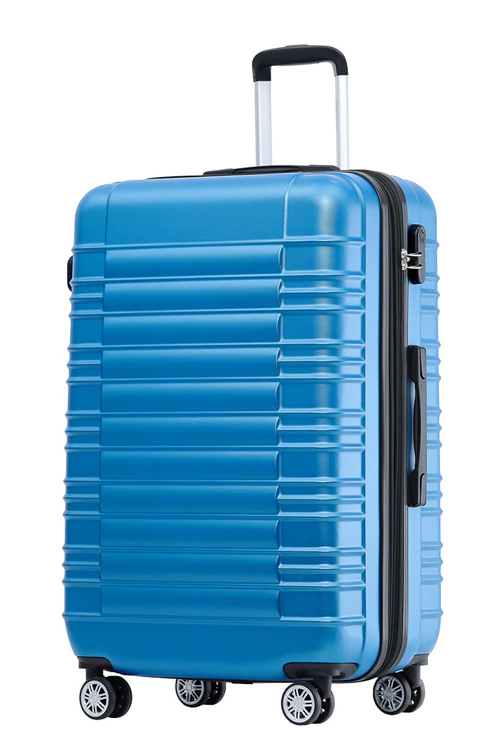 BEIBYE Reisekoffer 2088 Hartschalekoffer Gepäck Koffer Trolley Grösse L in 14 Farben (Türkis) Türkis
