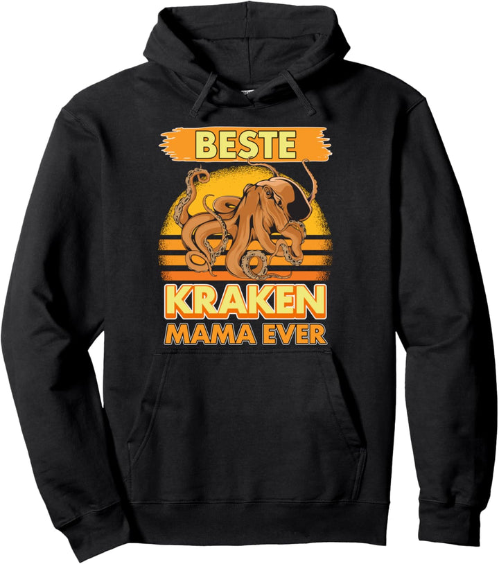 Beste Kraken Mama Ever Muttertag Tintenfisch Kraken Pullover Hoodie