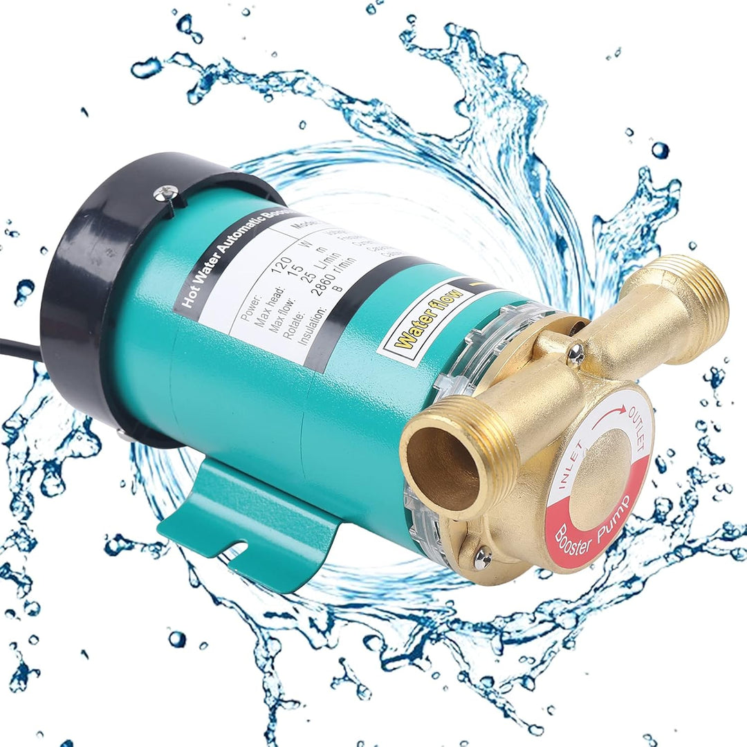 20GR-15 Wasserdruckpumpen Umwälzpumpe 1" Auslass Heisswasserpumpe mit Messing Wasserflussschalter fü
