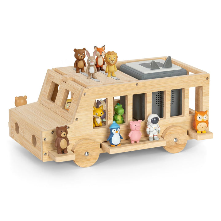 Todeco Tonie-Regal für Toniebox Hörfiguren, Magnetische Aufbewahrung für 20-30 Tonie, Verstärkte Mag