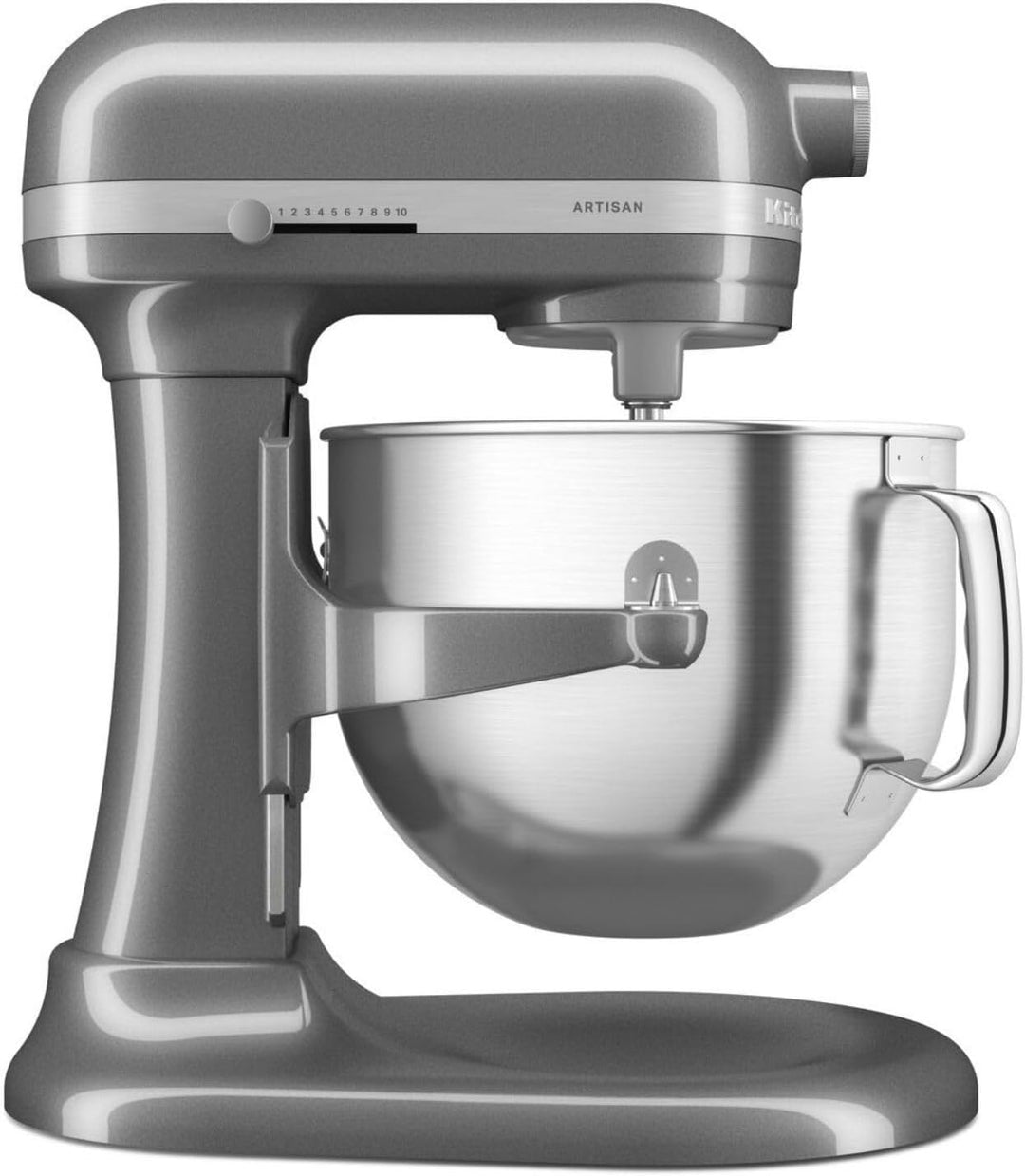 KitchenAid Artisan Küchenmaschine 6,6L Medallion Silber 5KSM70SHXEMS, Silber