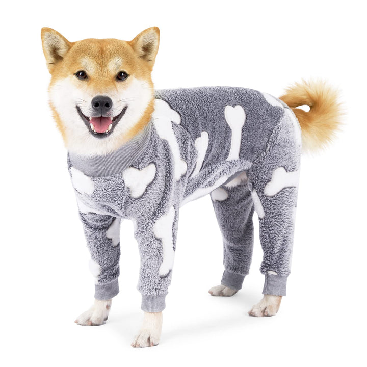 Hund Overall, Haustier Winter Flanell Vierbeinige Warme Pyjamas, Kaltes Wetter Hund Onesie, Winterkl