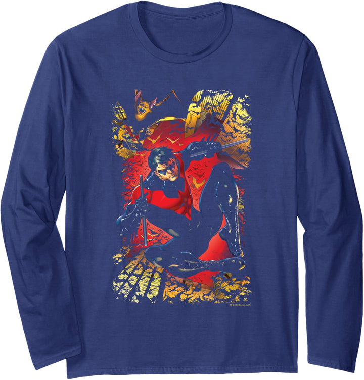 Batman Nightwing New 52 Cover #1 Langarmshirt