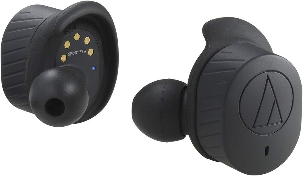 Audio-Technica ATH-SPORT7TW Wireless Sport-Kopfhörer - Schwarz, Adult, Schwarz