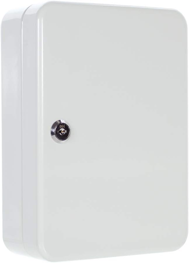 Rottner Schlüsseltresor SK 20 mit vestellbaren Hakenleisten T03122, Grau
