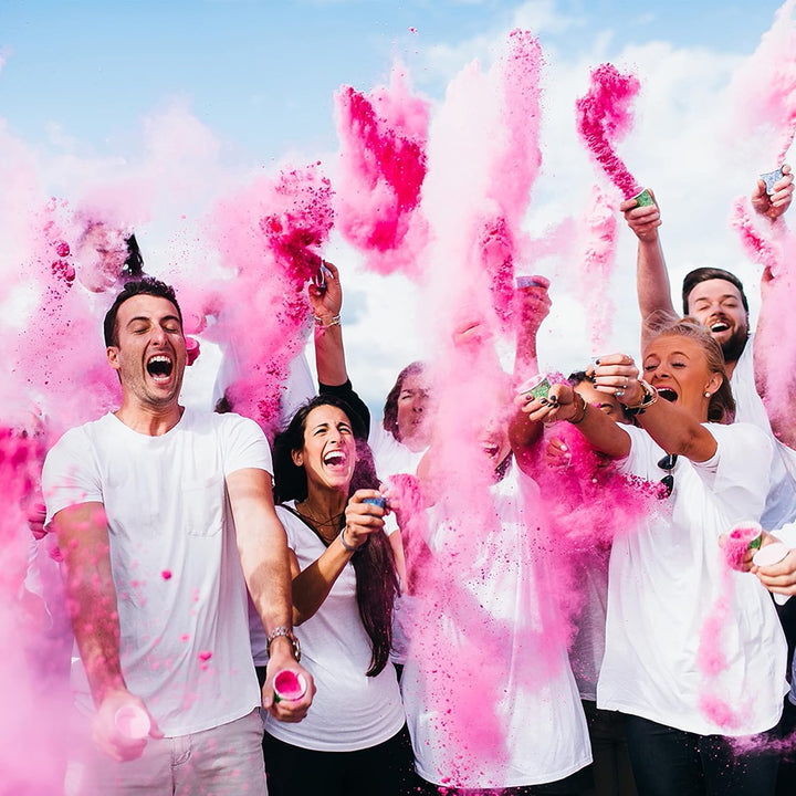 POLVO HOLI - Baby Shower Pack - Zeigen Sie das Geschlecht des Babys (Pink), Pink