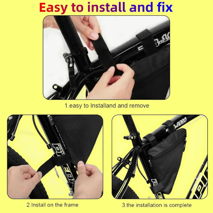 Dreieckstasche, Fahrradtasche für MTB, Rennräder, Wasserabweisend, Triangle Bag, Rahmentasche